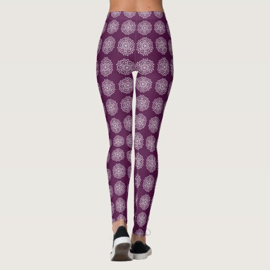 Leggings Mandala Blackberry (Dos)