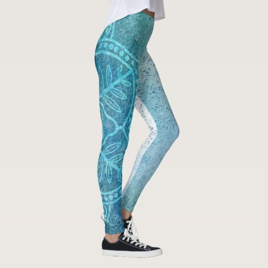 Leggings Mandala bleu (Droite)