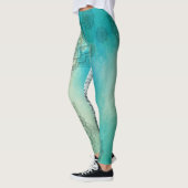 Leggings Mandala bleu (Gauche)