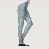 Leggings Mandala Bohème Chic à Reflets Iridescents (Droite)