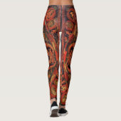 Leggings Mandala bouddhiste de la compassion (Dos)