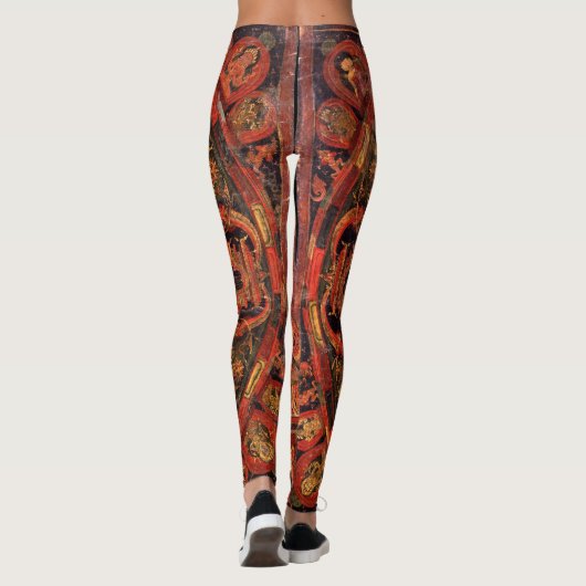Leggings Mandala bouddhiste de la compassion (Dos)