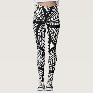 Leggings MANDALA BW AER GEOMETRICLeggings