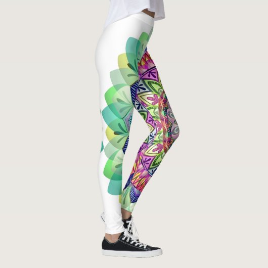 Leggings Mandala coloré exotique (Droite)