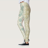 Leggings Mandala corail bohème pastel (Gauche)
