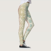 Leggings Mandala corail bohème pastel (Droite)