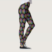Leggings Mandala d'arc-en-ciel (Droite)