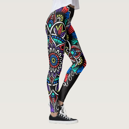 Leggings Mandala de fête (Droite)