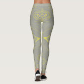 Leggings Mandala de fleurs 4 (Dos)