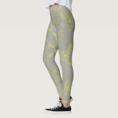 Leggings Mandala de fleurs 4 (Gauche)