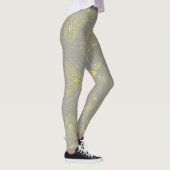 Leggings Mandala de fleurs 4 (Droite)