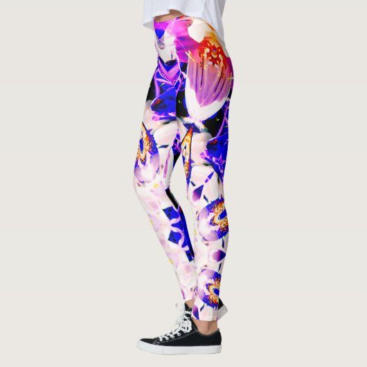 Leggings Mandala de fractale (Gauche)