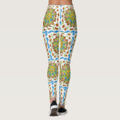 Leggings Mandala de lézard (Dos)