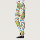 Leggings Mandala de lézard (Gauche)