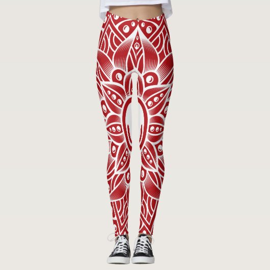 Leggings Mandala de luxe 15 (Devant)