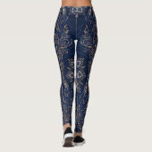 Leggings Mandala de minuit (Dos)