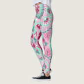 Leggings Mandala de saison d'été (Gauche)