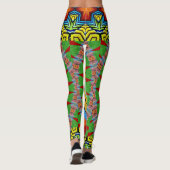 Leggings MANDALA DESIGNER COLLAGE (grande échelle) (Dos)