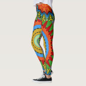 Leggings MANDALA DESIGNER COLLAGE (grande échelle) (Gauche)