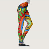 Leggings MANDALA DESIGNER COLLAGE (grande échelle) (Droite)