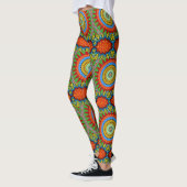 Leggings MANDALA DESIGNER COLLAGE (petite échelle) (Gauche)