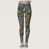 Leggings Mandala d'été (Devant)