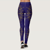 Leggings Mandala doré (Dos)