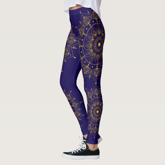 Leggings Mandala doré (Gauche)