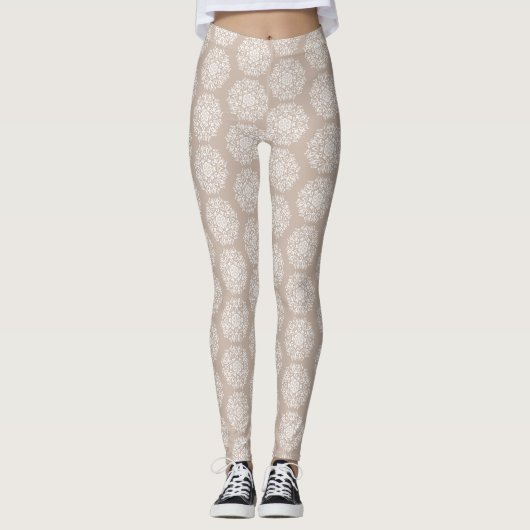 Leggings Mandala en laine (Devant)