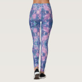 Leggings Mandala Galaxie Nébuleuse Soleil & Lune Céleste (Dos)