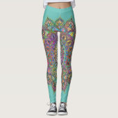 Leggings Mandala Inde Style 1 (Devant)