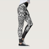 Leggings Mandala noir et blanc (Droite)