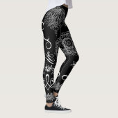 Leggings Mandala noirs/blancs (Droite)