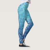 Leggings Mandala ovale congelé (Droite)