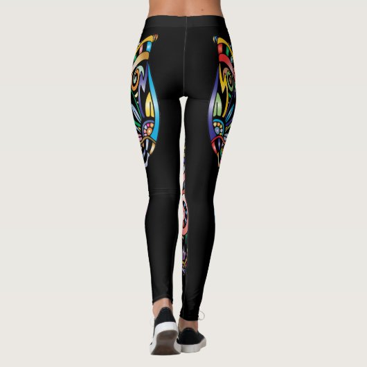 Leggings Mandala papillon (Dos)