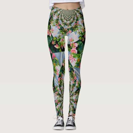 Leggings Mandala rose Mackinac (Devant)