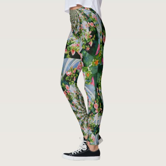Leggings Mandala rose Mackinac (Gauche)