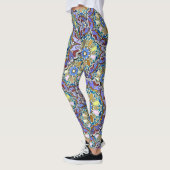 Leggings Mandala Style Doodle Art (Gauche)