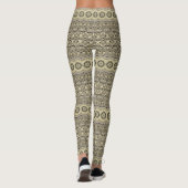 Leggings Mandala Tons Terreux Motifs Géométriques Intrinsèq (Dos)