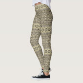 Leggings Mandala Tons Terreux Motifs Géométriques Intrinsèq (Gauche)