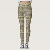 Leggings Mandala Tons Terreux Motifs Géométriques Intrinsèq (Devant)