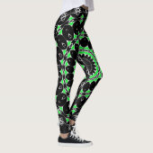 Leggings Mandala Tribal Celtique ( Vert ) (Droite)