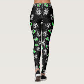 Leggings Mandala Tribal Celtique ( Vert ) (Dos)