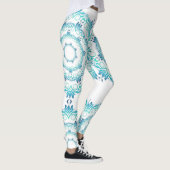Leggings mandala. turquoise ethnique (Droite)