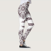 Leggings Mandala Vin Rouge (Droite)