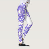Leggings Mandala. violet floral (Droite)