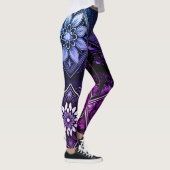 Leggings Mandala violet vibrant (Droite)