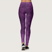 Leggings Mandala violets foncés (Dos)