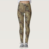 Leggings Mandalas Bohème Tons Terre (Devant)