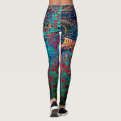 Leggings Mandalas colorées (Dos)